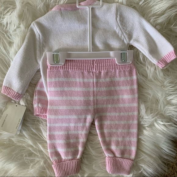 Baby Girls’ Bear Knit Pant Set by Baby Dove - Picture 3 of 4